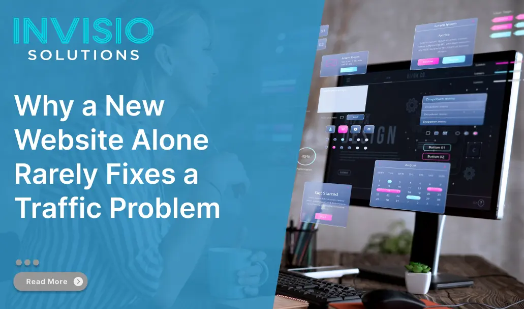 Why a New Website Alone Rarely Fixes a Traffic Problem